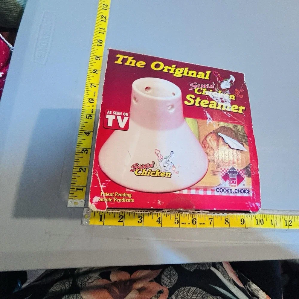 The Original Sittin' Chicken Steamer Seen on TV Cook's Choice Easy Thanksgiving